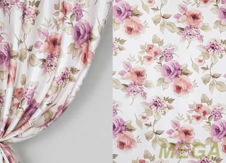 Ткани портьерные Печать Сатен ERT ST3016-2/280 P Pech