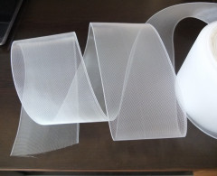 Люверсная лента неклеевая №1003 (шир100мм) (в кор. 18шт по 50м) органза