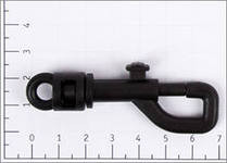 Карабин пластик поворотный шир.40мм