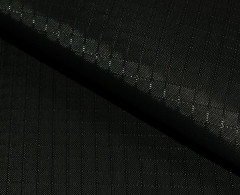 Ткань Оксфорд 300 WR/PU Рип-Стоп 140+/-10гр.м2 гладь (Черный)