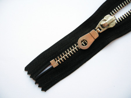 Молния металл никель Т-8 1 замок Неразъемная 16см в Самаре