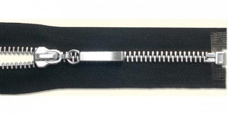 Молния металл никель Т-8 1 замок Разъемная 65см в Самаре