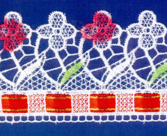 Кружево № 6505708 шир 65мм(уп.9м)