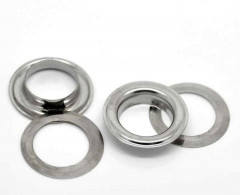 Люверсы №2 (4 мм) (уп.2500шт) сталь