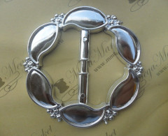 Пряжка "ММ" металлизированная № 235 (7см)