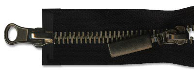 Молния металл Т-8 2 замка Разъемная 80см в Самаре