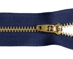 Молния металл джинсовая Т-4 12см (100шт) латунь