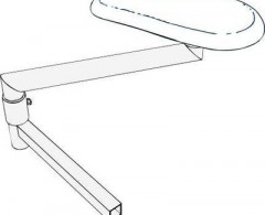 Поворотный рычаг Comel AKN-04A для столов серии BR/A, FR/F