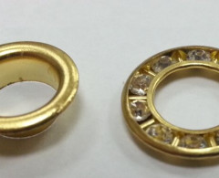 Люверсы со стразами 17мм (уп 1 000шт)