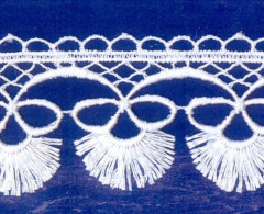 Кружево № 40051 шир 40мм(уп.9м)