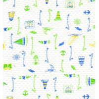 Полотно трикотажное Кулирка 30/1 набивная в рулоне  в Самаре