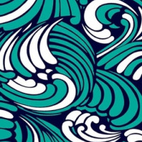 Полотно трикотажное Кулирка 30/1 набивная в рулоне  в Самаре
