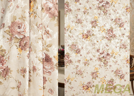 Ткани портьерные Печать Жаккард GL PP1136-1/150 P Pech