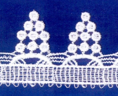 Кружево № 4005384 шир 40мм(уп.9м)